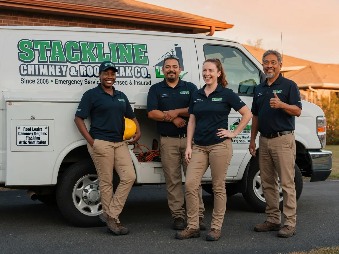 Chimney flashing repair company in Continental, OH
